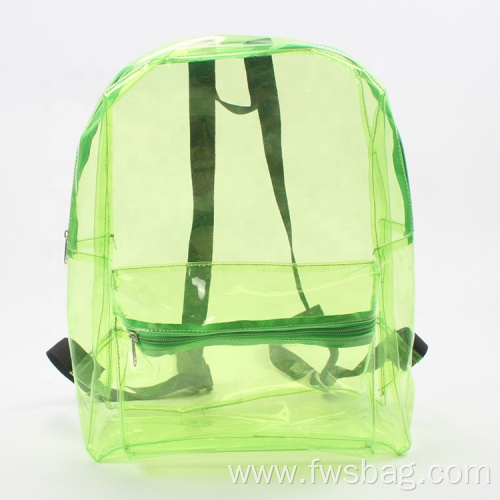 Colorful Backpack ladies Clear Personalized Backpack